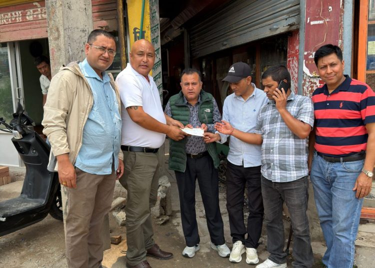 मदिरा पसलमा आगलागि हुँदा लाखौको क्षति